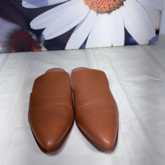 Madewell Shoes - Madewell Brown Leather Mules